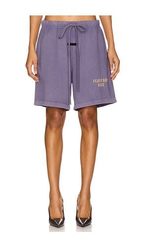 Heavy Jersey Soccer Short in . Taglia XS - Fear of God ESSENTIALS - Modalova