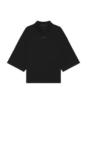 Pique polo en color talla L en - Black. Talla L (también en M, S) - Fear of God ESSENTIALS - Modalova