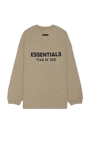 Camiseta en color taupe talla L en - Taupe. Talla L (también en XL) - Fear of God ESSENTIALS - Modalova