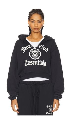 Cropped V-Neck Hoodie in . Size M, S, XS - Fear of God ESSENTIALS - Modalova