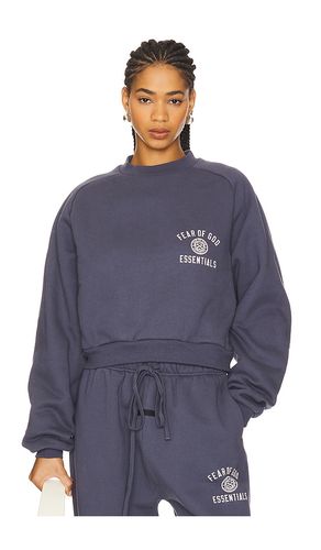 Cropped Crewneck Sweatshirt in . Size L. Also in M, S, XS - Fear of God ESSENTIALS - Modalova