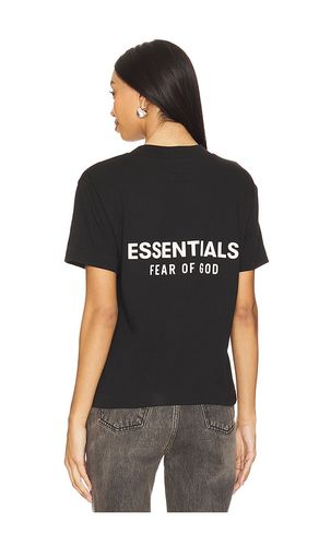 Crewneck t-shirt en color talla L en - Black. Talla L (también en M, S, XL, XS) - Fear of God ESSENTIALS - Modalova