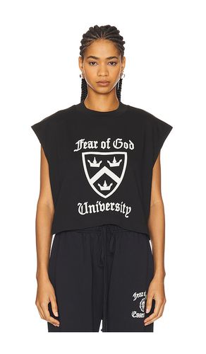 Cropped muscle t-shirt en color talla L en - Black. Talla L (también en M, S, XS) - Fear of God ESSENTIALS - Modalova