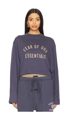 Cropped Long Sleeve T-Shirt in . Size L. Also in M, S, XS - Fear of God ESSENTIALS - Modalova