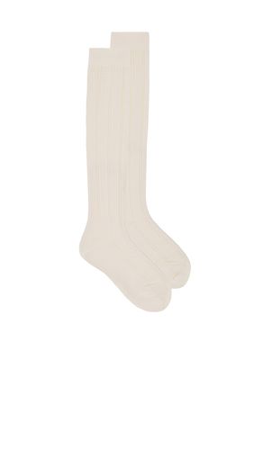 Calcetines a la rodilla needlepoint en color blanco talla 6.5-7.5 en - White. Talla 6.5-7.5 (también en 8-9, 9.5-10.5) - FALKE - Modalova