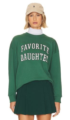 Sudadera collegiate en color verde talla L en - Green. Talla L (también en M, S, XL, XS) - Favorite Daughter - Modalova