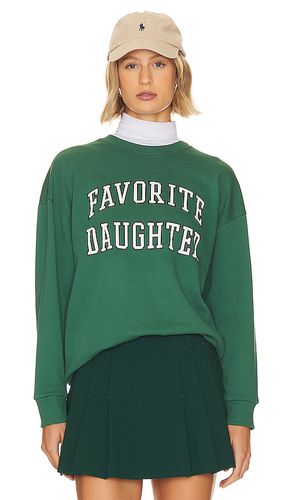 Sudadera collegiate en color verde talla S en - Green. Talla S (también en XS) - Favorite Daughter - Modalova