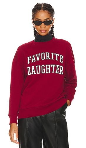 Sudadera collegiate en color rojo talla L en - Red. Talla L (también en M, S, XL, XS) - Favorite Daughter - Modalova