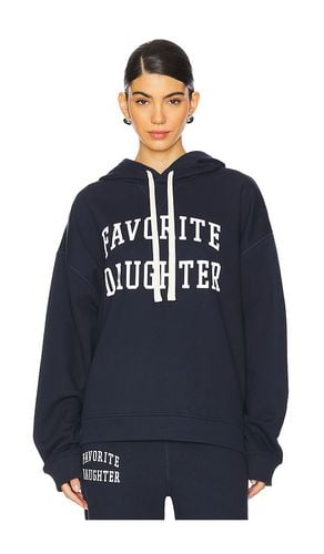 Sudadera collegiate en color talla L en - Navy. Talla L (también en M, XL) - Favorite Daughter - Modalova