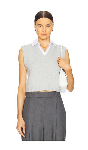 Chaleco leigh en color talla L en - Light Grey. Talla L (también en M, S, XL, XS) - Favorite Daughter - Modalova