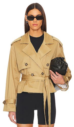 The Cropped Charles Trench Coat in . Size M, S - Favorite Daughter - Modalova