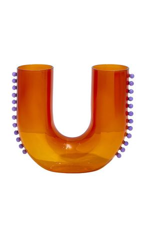 Fazeek Pearl U Vase in Orange - Fazeek - Modalova