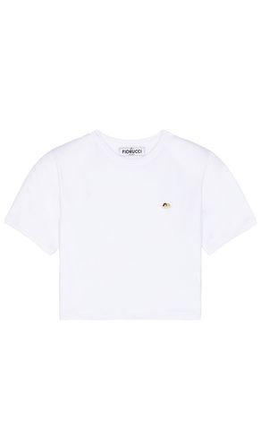 Angel Patch Padded Cropped T-Shirt in . Size M, S, XL - FIORUCCI - Modalova