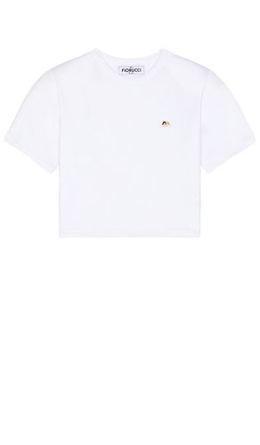 Angel Patch Padded Cropped T-Shirt in . Taglia M, S, XL - FIORUCCI - Modalova