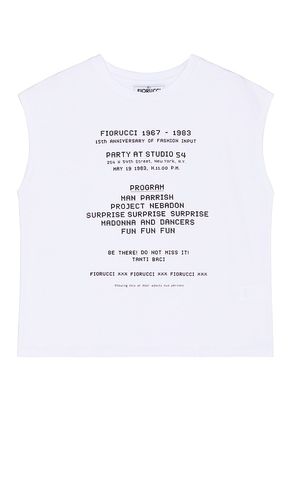 Invitation Print Boxy Tank Top in . Taglia M, XL - FIORUCCI - Modalova