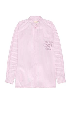 Angel embroidered striped shirt in color pink size 46 in - Pink. Size 46 (also in 48, 50, 52) - FIORUCCI - Modalova