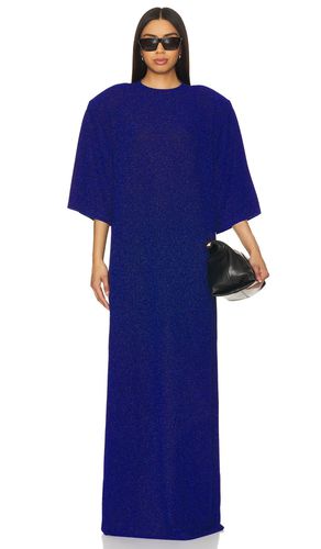 Padded tee dress in color blue size L in - Blue. Size L (also in M, S) - FIORUCCI - Modalova