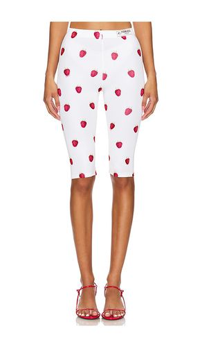 Raspberry Print Biker Shorts in . Taglia S, XS - FIORUCCI - Modalova