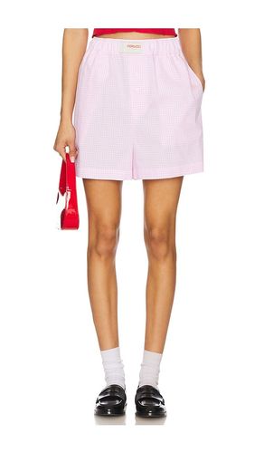 Gingham Logo Shorts in . Size M, S, XS - FIORUCCI - Modalova