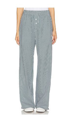 Gingham Logo Trousers in . Size M, S, XS - FIORUCCI - Modalova