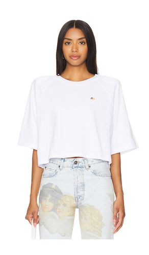 Angel Patch Cropped Padded T-shirt in . Size S - FIORUCCI - Modalova