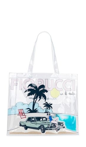 Beach Print PVC Tote Bag in - FIORUCCI - Modalova