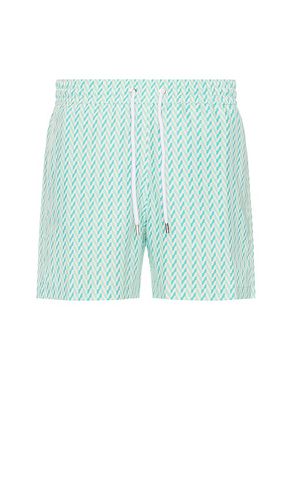 Sport copacabana herringbone swim short en color verde talla M en & - Green. Talla M (tambié - Frescobol Carioca - Modalova