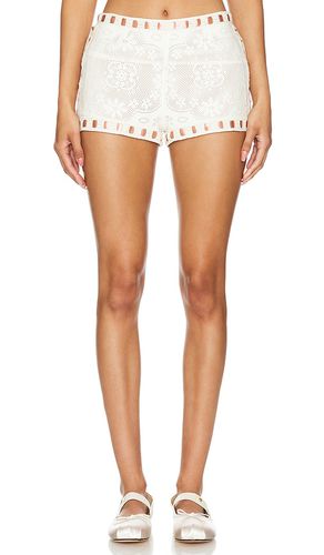 Charlotte short en color talla S en - Cream. Talla S (también en L, XS) - For Love & Lemons - Modalova