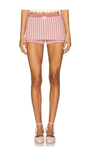 Gingham Knit Skort in . Size L. Also in M - For Love & Lemons - Modalova