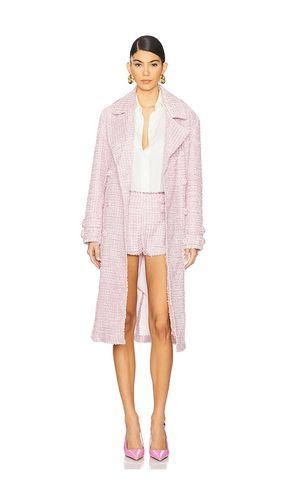 Strawberry Cream Tweed Coat in . Taglia S, XS - For Love & Lemons - Modalova