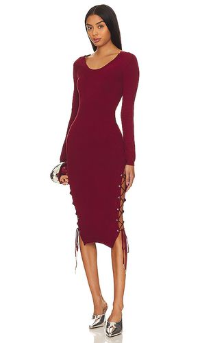 Lace Up Sides Midi Dress in . Size M, S, XS - fleur du mal - Modalova