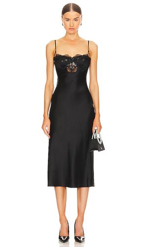 Sequin Violet Embroidery Slip Dress in . Taglia M - fleur du mal - Modalova