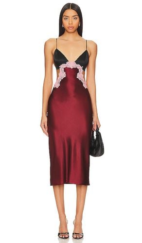 Silk And Lace Cutout Slip in . Taglia M, S - fleur du mal - Modalova