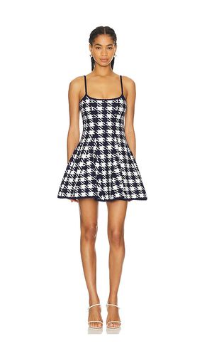 Houndstooth Knit Corset Dress in . Taglia M, S, XS - fleur du mal - Modalova