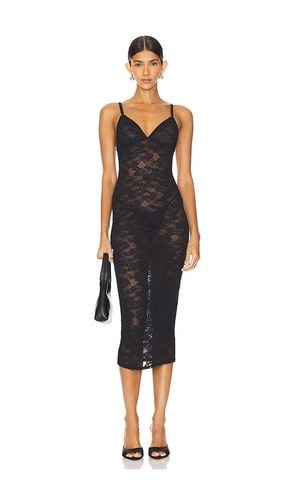 Vestido lencero le stretch lace en color talla L en - Black. Talla L (también en M, S, XS) - fleur du mal - Modalova