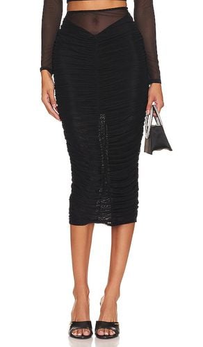 Ruched Midi Skirt in . Size S, XS - fleur du mal - Modalova