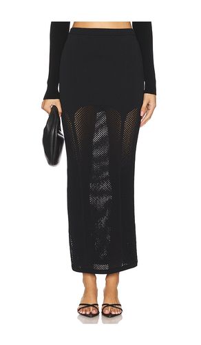 Knit Mesh Garter Skirt in . Size XS - fleur du mal - Modalova