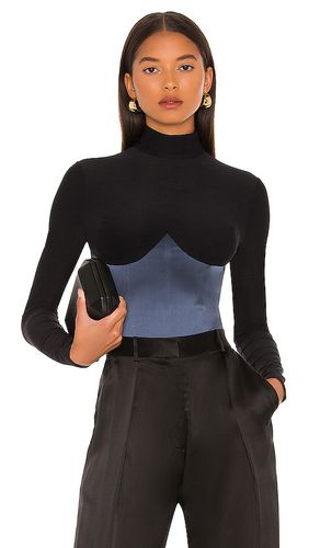 Mock Neck Long Sleeve Bodysuit in . Size M, XS - fleur du mal - Modalova