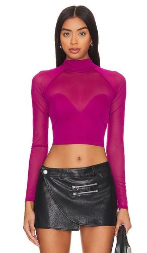 Mesh top en color fucsia talla M en - Fuchsia. Talla M (también en XS) - fleur du mal - Modalova