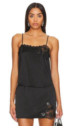 Sequin Violet Embroidery Applique Cami in . Taglia M, S - fleur du mal - Modalova