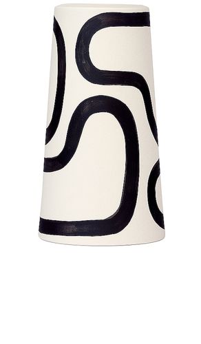Florero small pillar en color negro, blanco talla all en - Black, White. Talla all - Franca NYC - Modalova