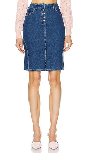 Falda dior en color denim-dark talla 38 en - Denim-Dark. Talla 38 (también en ) - FWRD Renew - Modalova