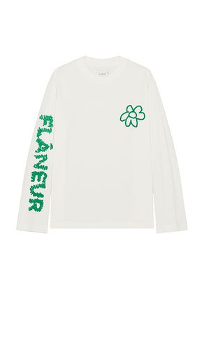 Flower Doodle Long Sleeve T-Shirt in . Size M, S, XL/1X - FLANEUR - Modalova