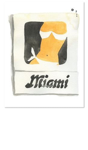 ″X7″ PRINT MIAMI 5X7 MIAMI PRINT in - Furbish Studio - Modalova