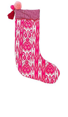 Calcetín navideño holiday stocking en color rosado talla all en - Pink. Talla all - Furbish Studio - Modalova