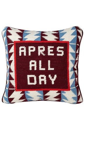 Apres All Day Needlepoint Pillow in - Furbish Studio - Modalova