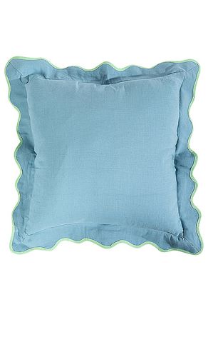 Darcy linen pillow cover en color azul talla all en & - Blue. Talla all - Furbish Studio - Modalova