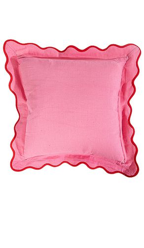 Darcy linen pillow cover en color rosado talla all en & - Pink. Talla all - Furbish Studio - Modalova