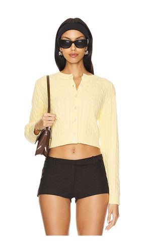 Dudley Cable Knit Cardigan in . Size M. Also in XL, XS, XXS - Frankies Bikinis - Modalova