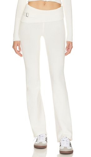 Pantalones de punto de nube fleur en color blanco talla L en - White. Talla L (también en M) - Frankies Bikinis - Modalova